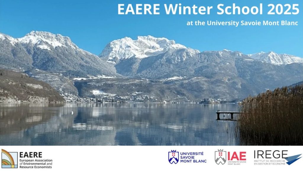 Winter school EAERE in Resource Economics and the Environment – 