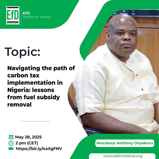 Webinar EfD | Lessons from Nigeria: Implementation of carbon taxes
